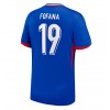 Frankreich Youssouf Fofana #19 Heimtrikot EM 2024 Kurzarm